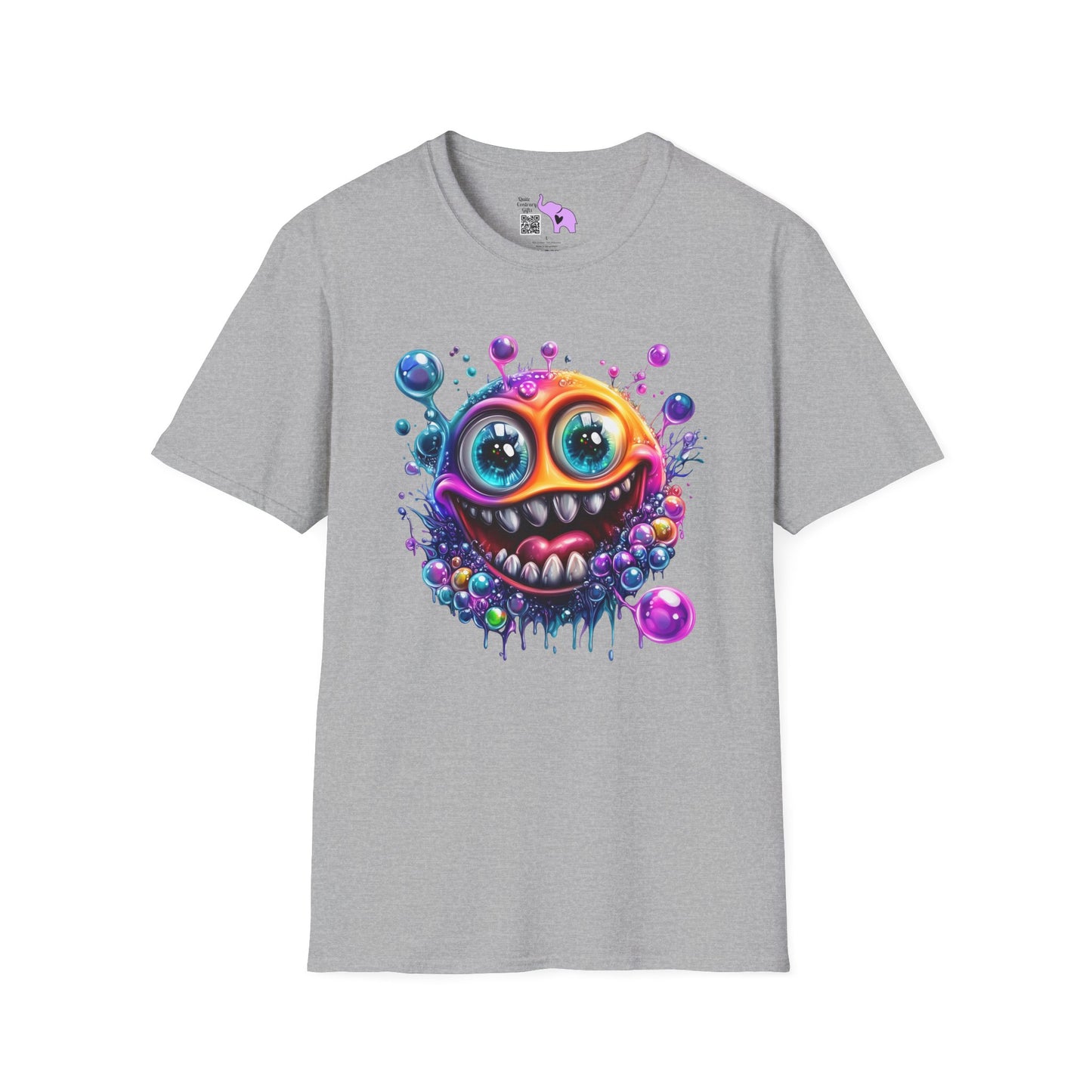 Bubbly Monster Adult T-shirt