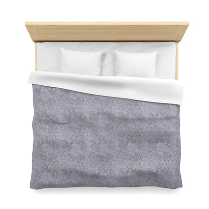 Dusty Bloom Microfiber Duvet Cover