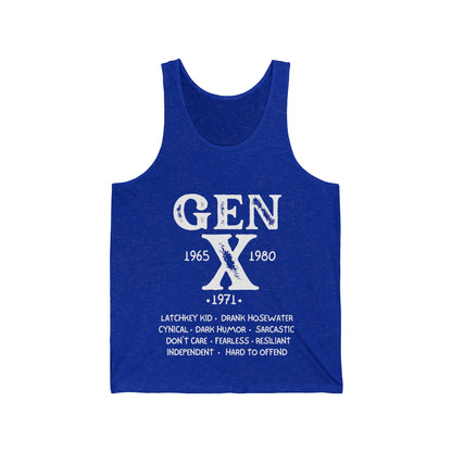 GenX 1971 Unisex Tank