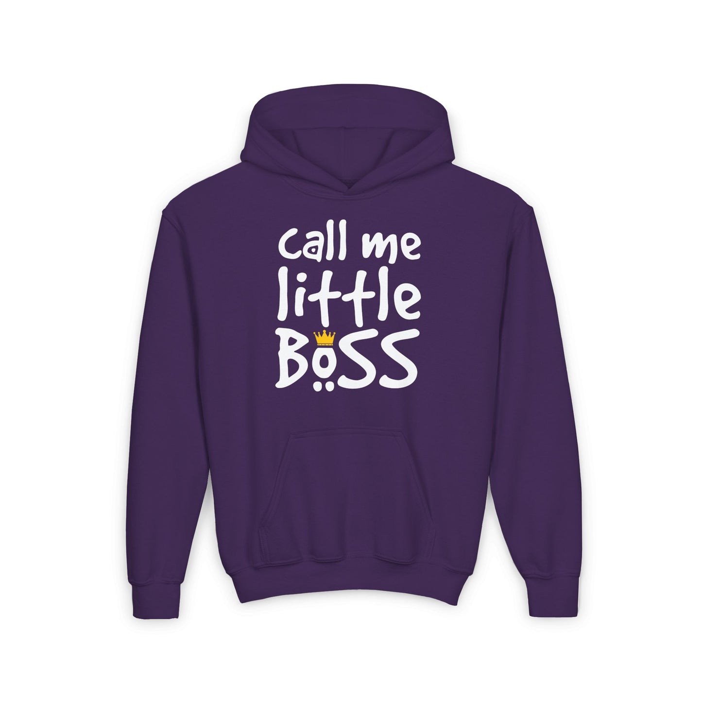 Call Me Little Boss Youth Heavy Blend Hoodie