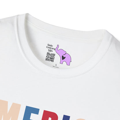 America Freedom Brave Independence Power Adult T-shirt