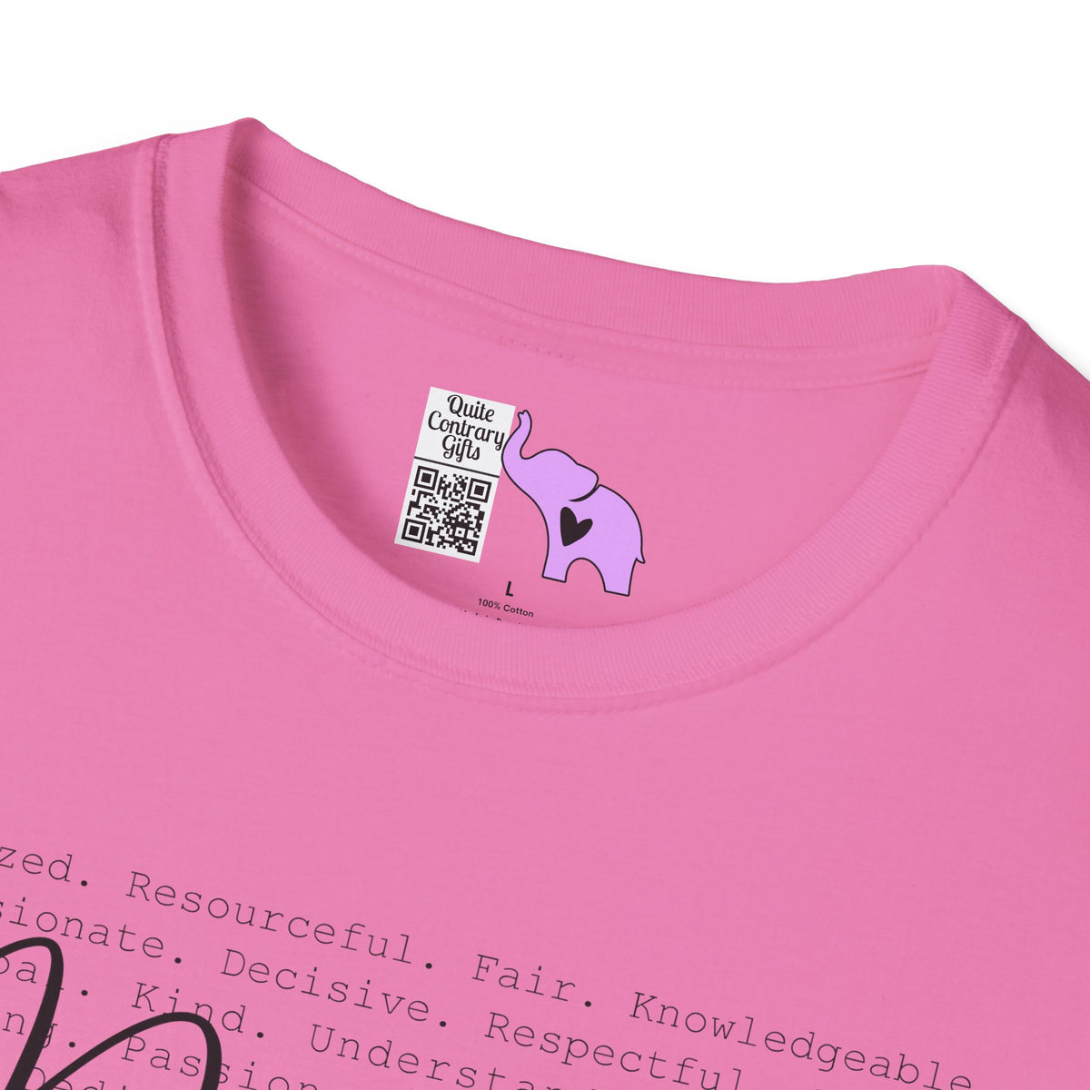 Principal (Descriptive Words) Adult T-shirt