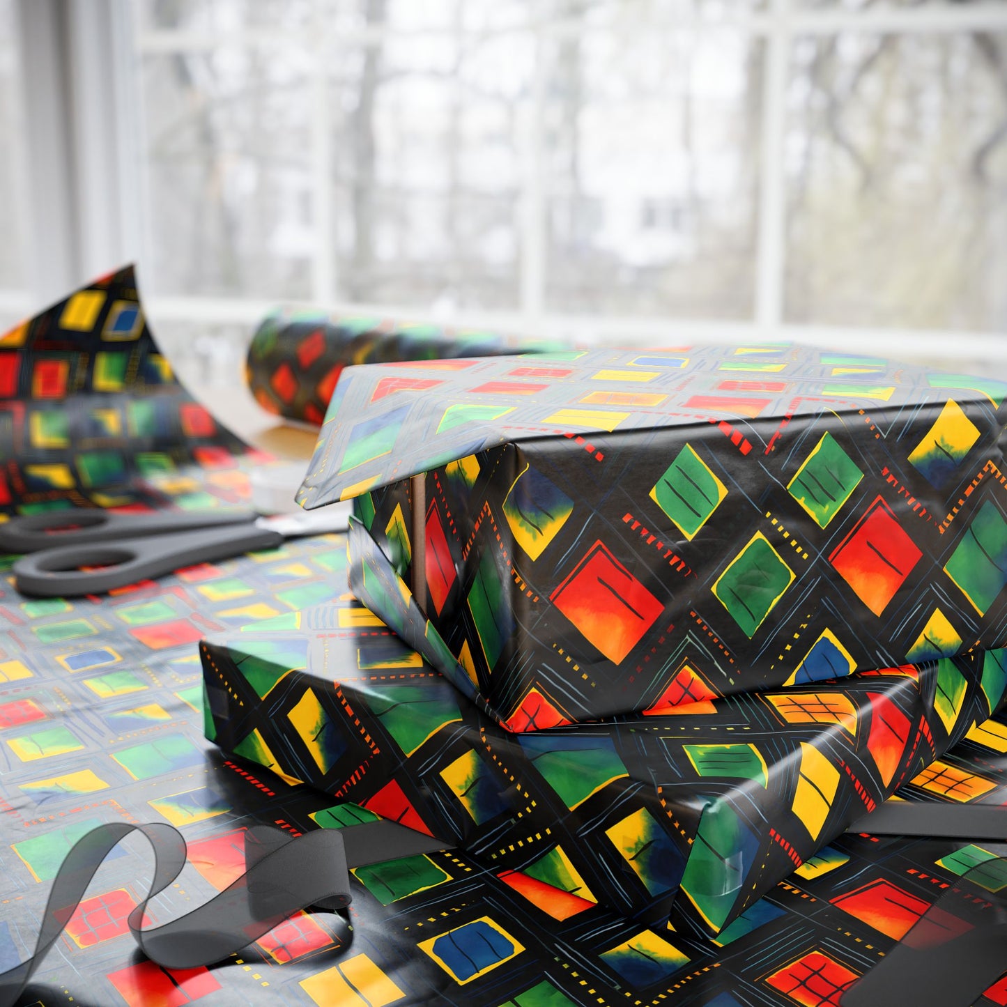 Radiant Purpose Kwanzaa Wrapping Paper