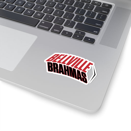 Burton Panthers (Angled, Black) Kiss-Cut Decal