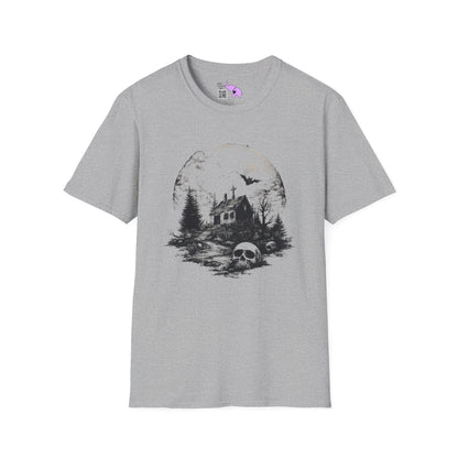 Creepy Full Moon Adult T-shirt