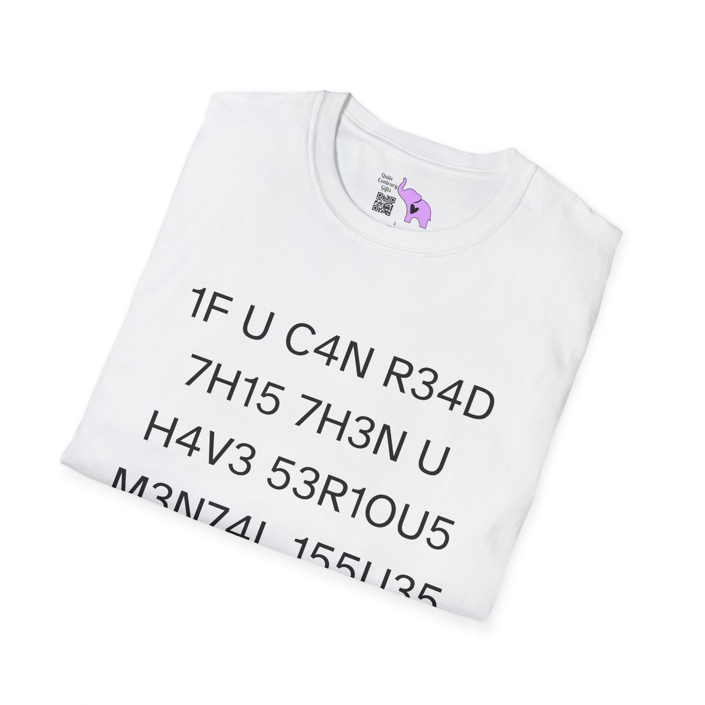 1F U C4N R34D 7H15 Adult T-shirt