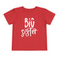 Big Sister (Pink Flowers) Toddler Tee