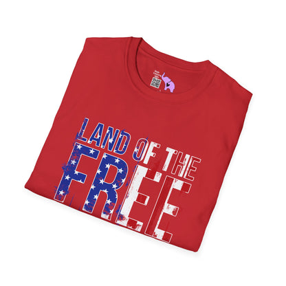 Land of the Free Home of the Brave Adult T-Shirt
