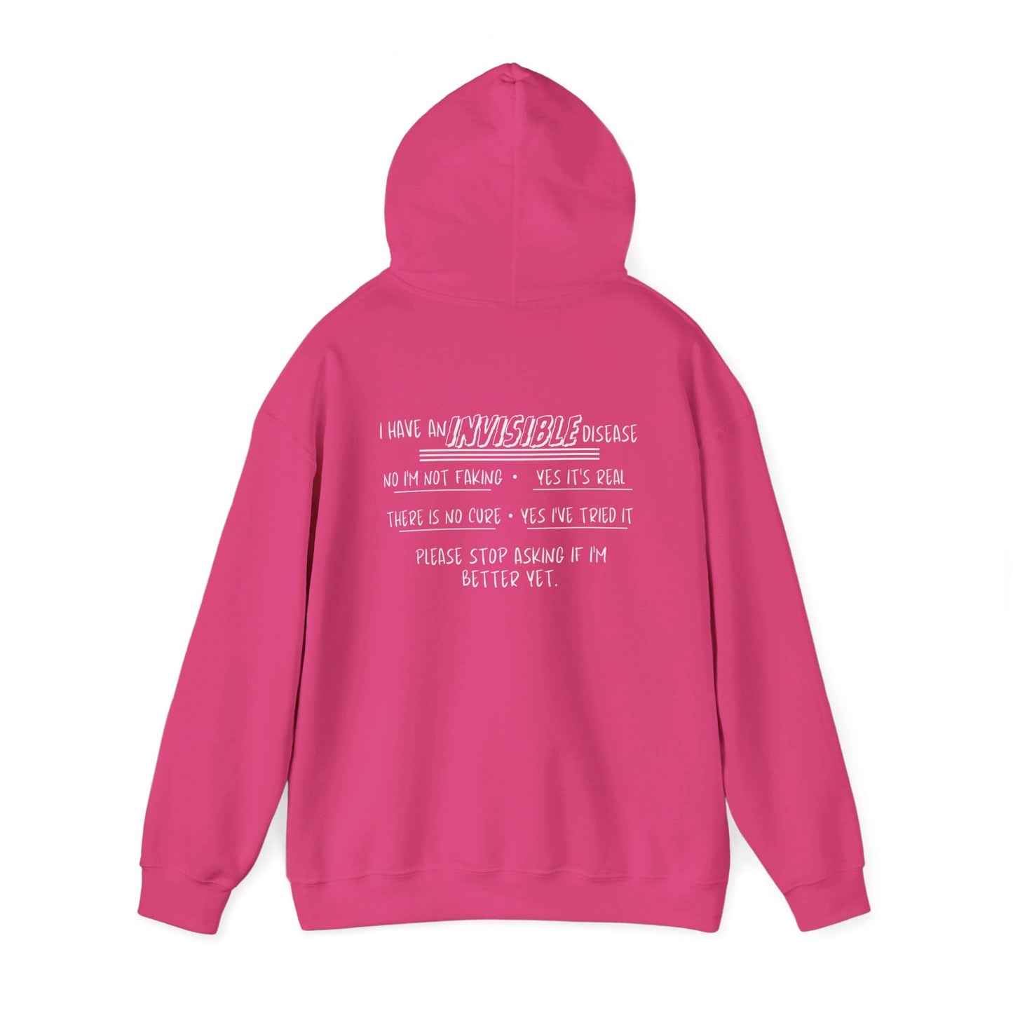 I'm An Invisible Warrior Heavy Blend™ Hooded Sweatshirt