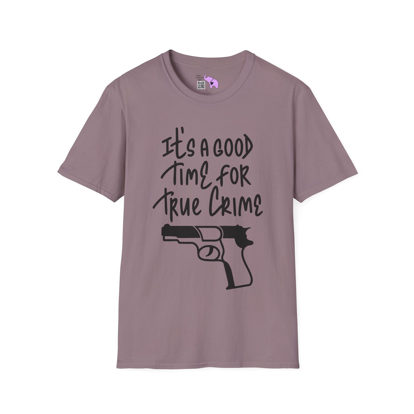 It's A Good Time For True Crime (Gun) Adult T-shirt