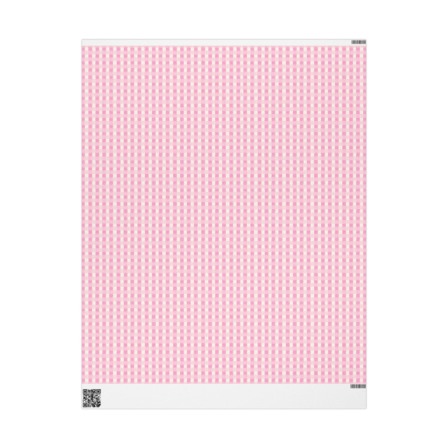 Dreamy Rose Gingham Wrapping Paper
