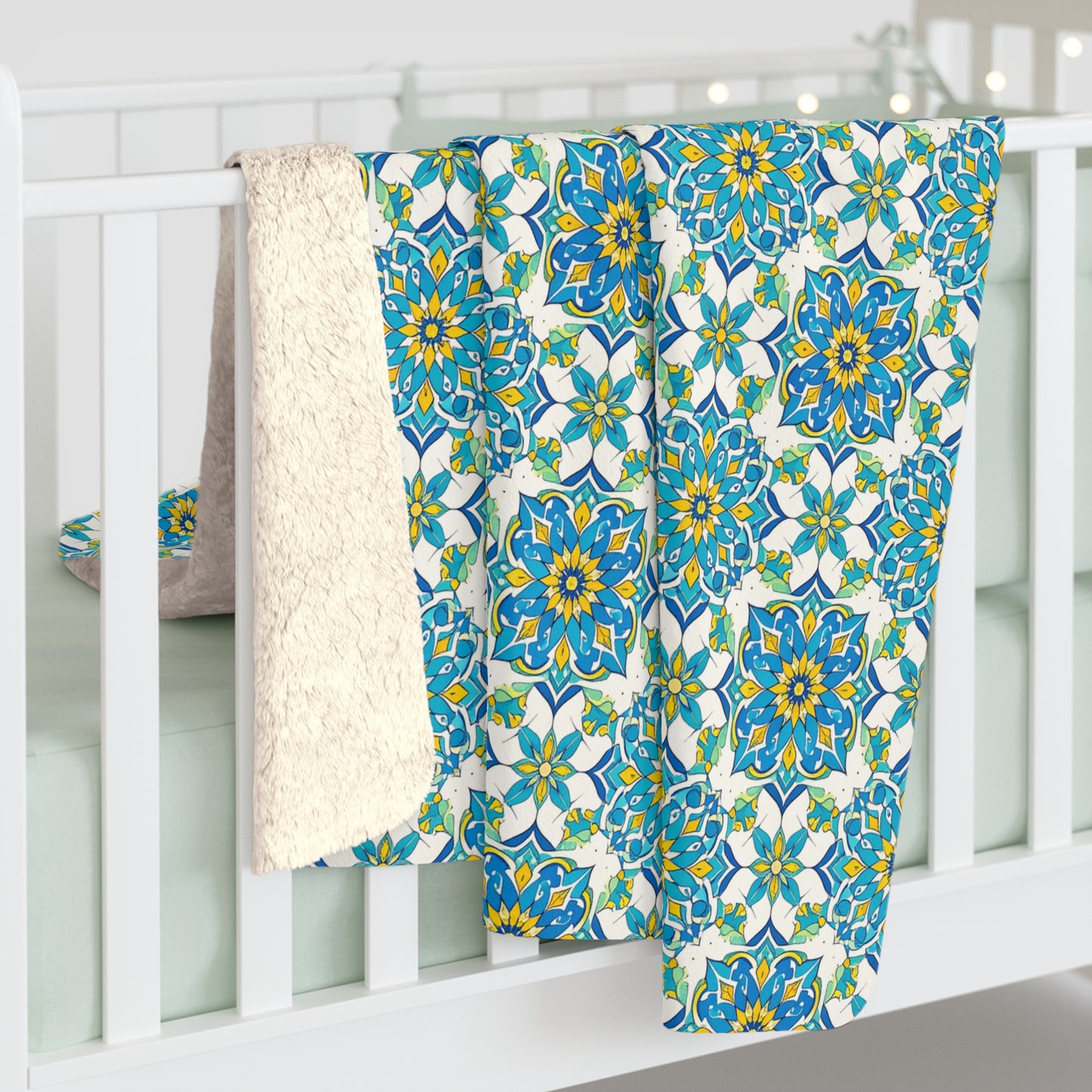 Porto Breeze Sherpa Fleece Blanket