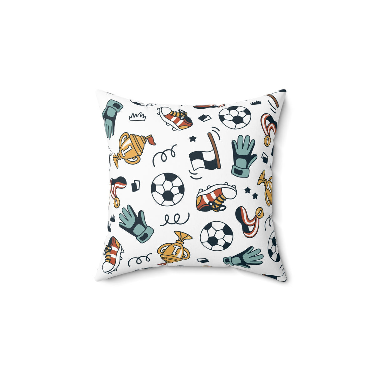 Little Soccer Legends Throw Pillow