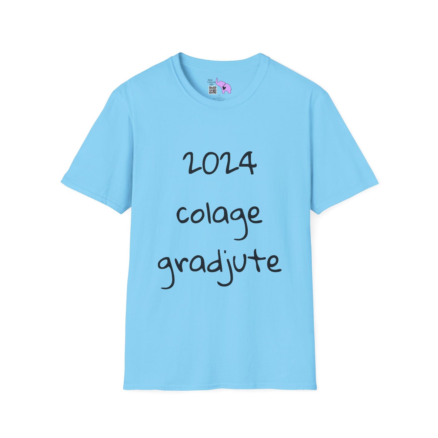 Colage Gradjute Unisex Softstyle T-Shirt