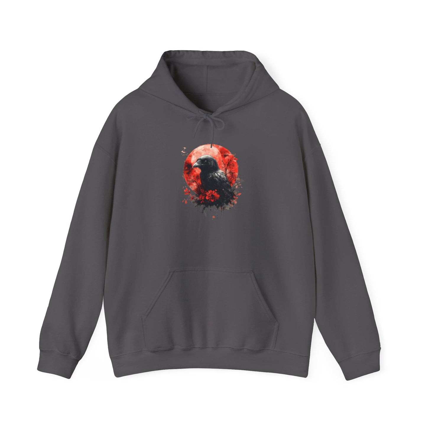 Creepy Raven Heavy Blend™ Hooded Sweatshirt