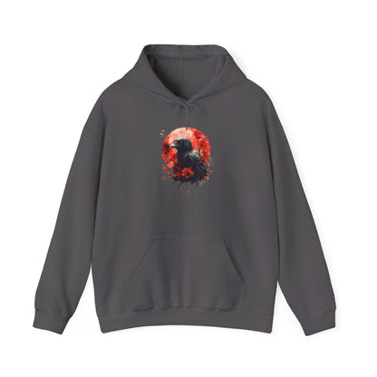 Creepy Raven Heavy Blend™ Hooded Sweatshirt