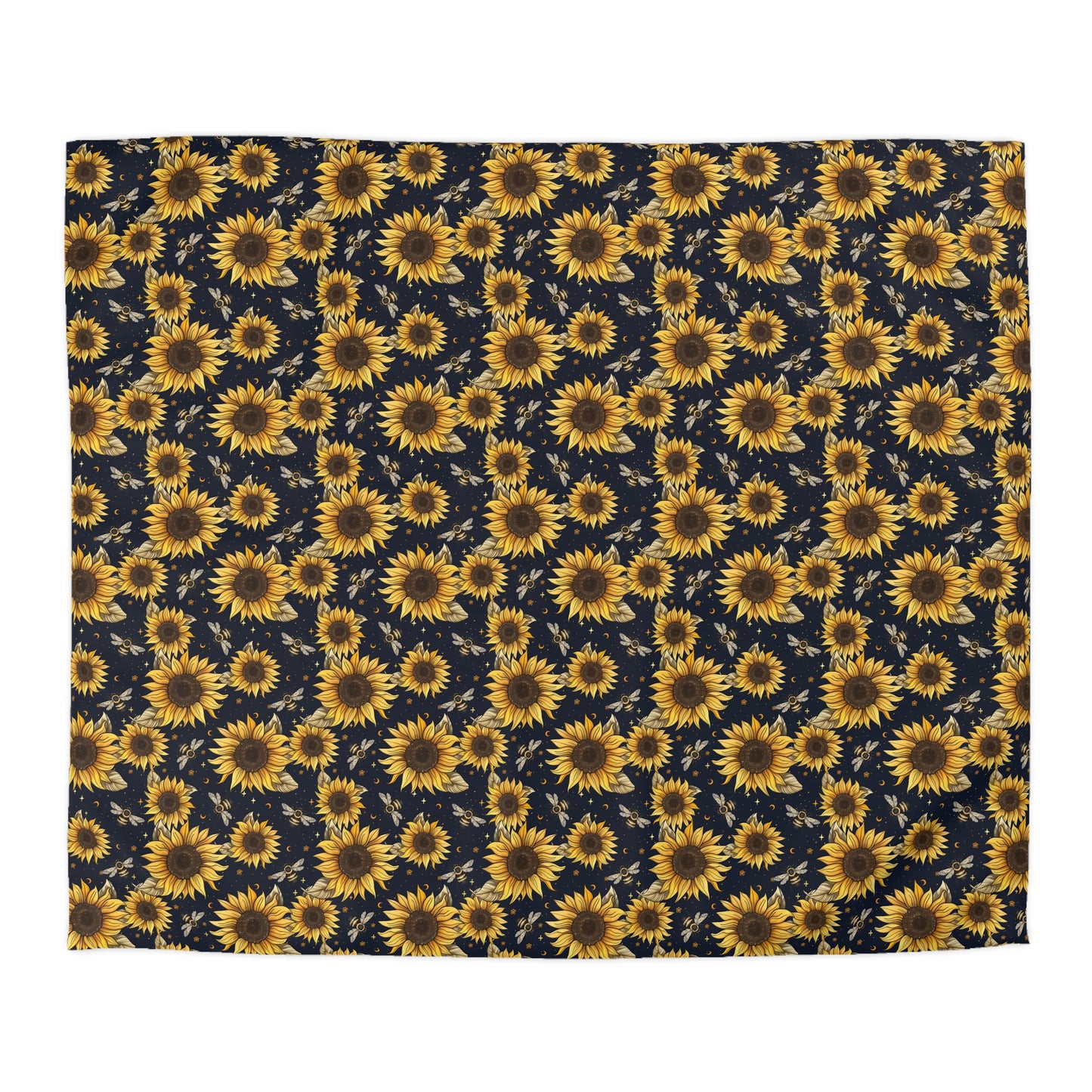 Sunflowers & Bees Duvet Bedding Set