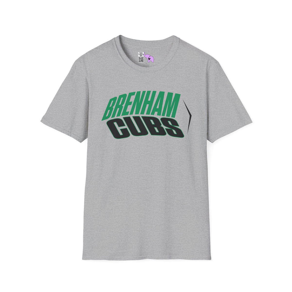 Brenham Cubs (Angled) Adult T-shirt