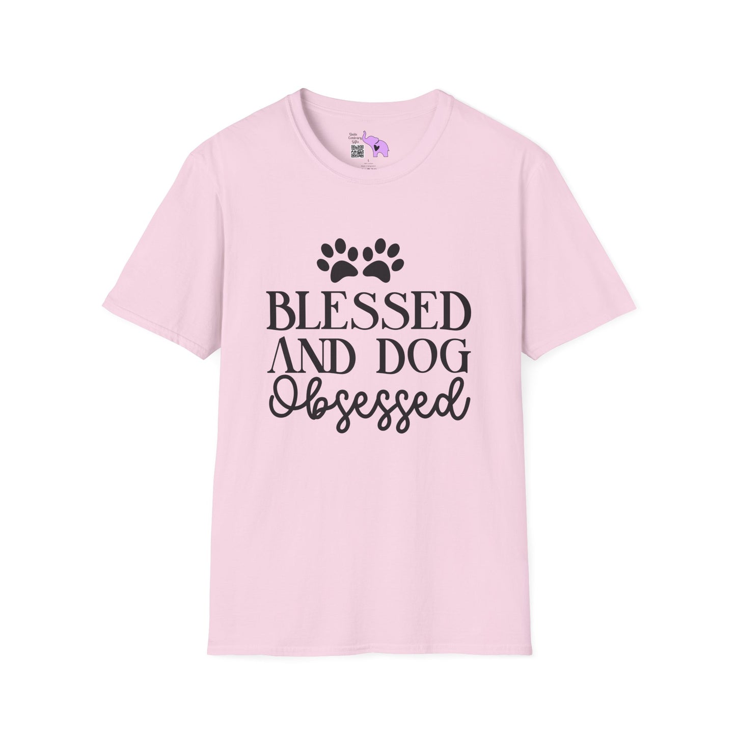 Blessed And Dog Obsessed Adult T-shirt