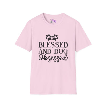 Blessed And Dog Obsessed Adult T-shirt