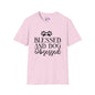 Blessed And Dog Obsessed Adult T-shirt