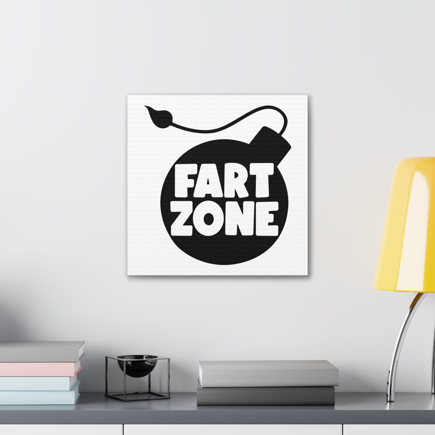 Fart Zone Canvas Square Wraps w/o Frame