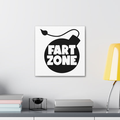 Fart Zone Canvas Square Wraps w/o Frame