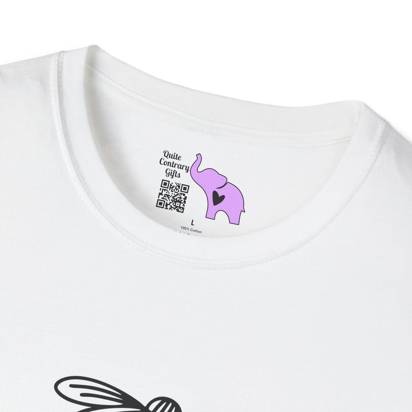 Peace (Vertical, Floral) Adult T-shirt