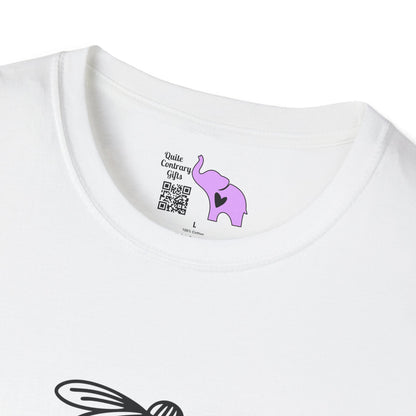 Peace (Vertical, Floral) Adult T-shirt