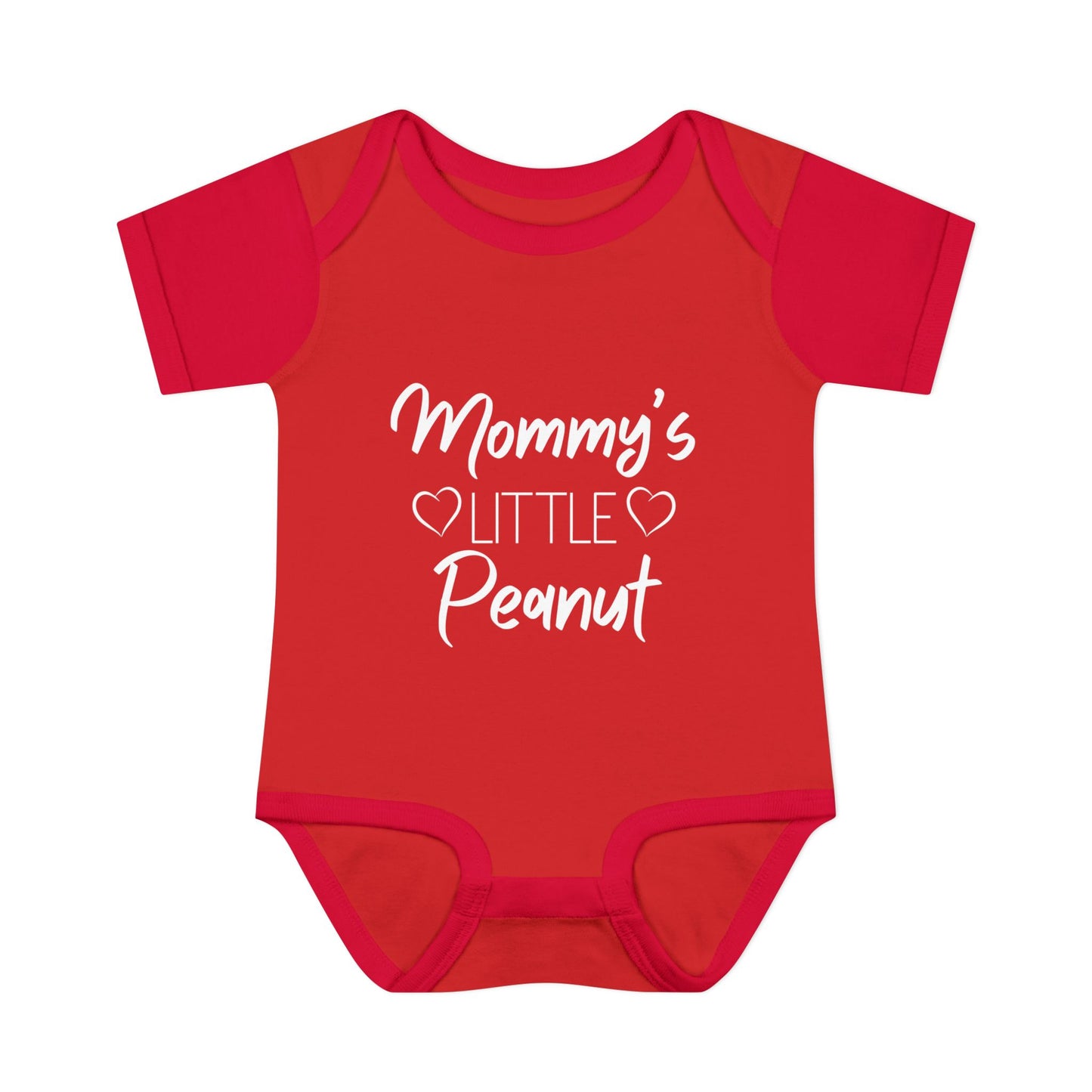 Mommy's Little Peanut Infant Baby Rib Bodysuit