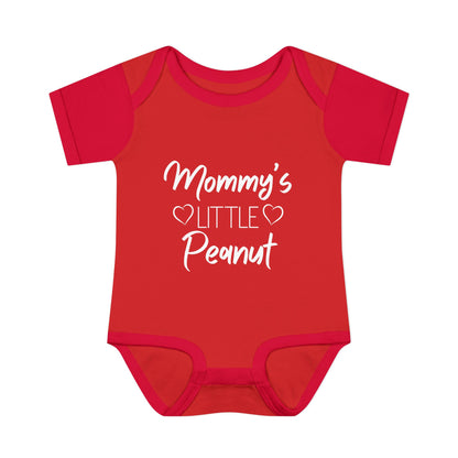 Mommy's Little Peanut Infant Baby Rib Bodysuit