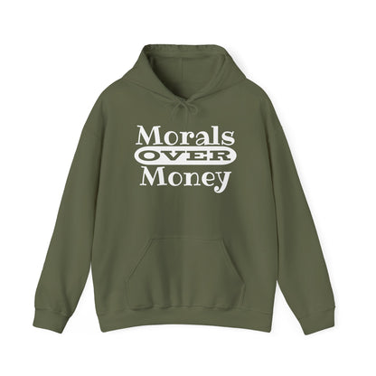 Morals Over Money Heavy Blend™ Hooded Sweatshirt