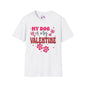 My Dog Is My Valentine Adult Unisex Tshirt