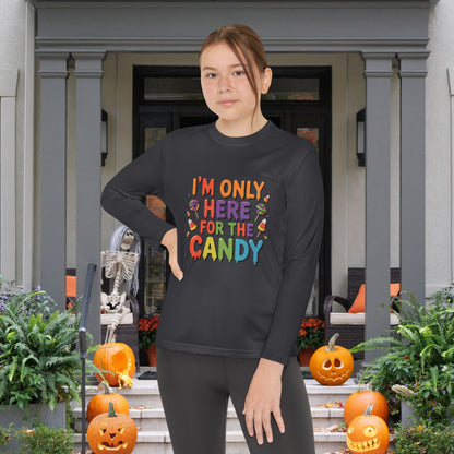 I'm Only Here for the Candy Youth Long Sleeve Tee