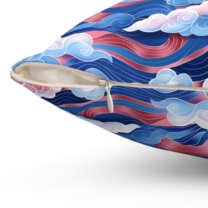 Azure Kumo Flow Basic Bedding Set