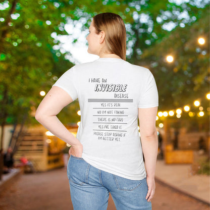 I'm An INVISIBLE Warrior Invisible Illness Adult T-shirt