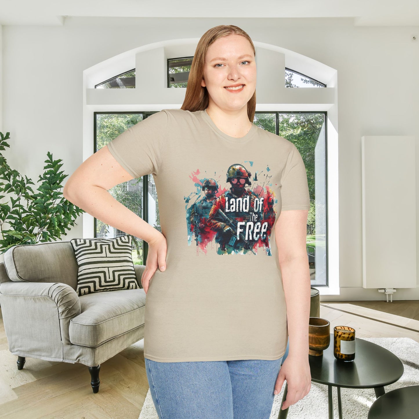 Land of the Free Adult T-shirt