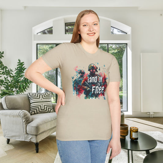 Land of the Free Adult T-shirt