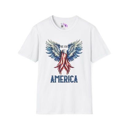 1776 America Eagle Adult T-shirt