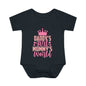 Daddy's Girl Mommy's World Infant Baby Rib Bodysuit