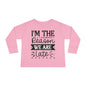 I'm The Reason We Are Late Toddler Long Sleeve Tee