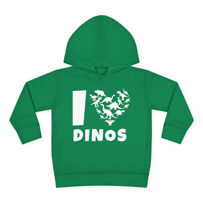 I Love Dinos (Dino Heart) Toddler Hoodie