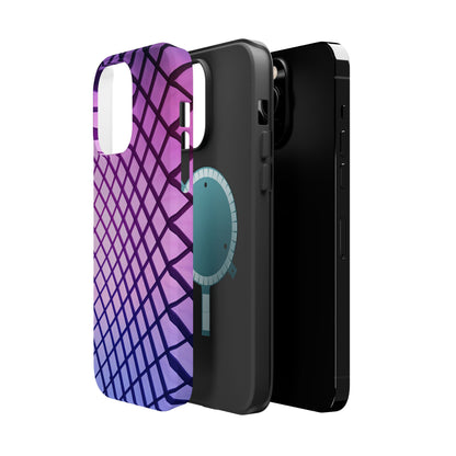 Midnight Mist Mosaic MagSafe® Compatible Tough Case for iPhone