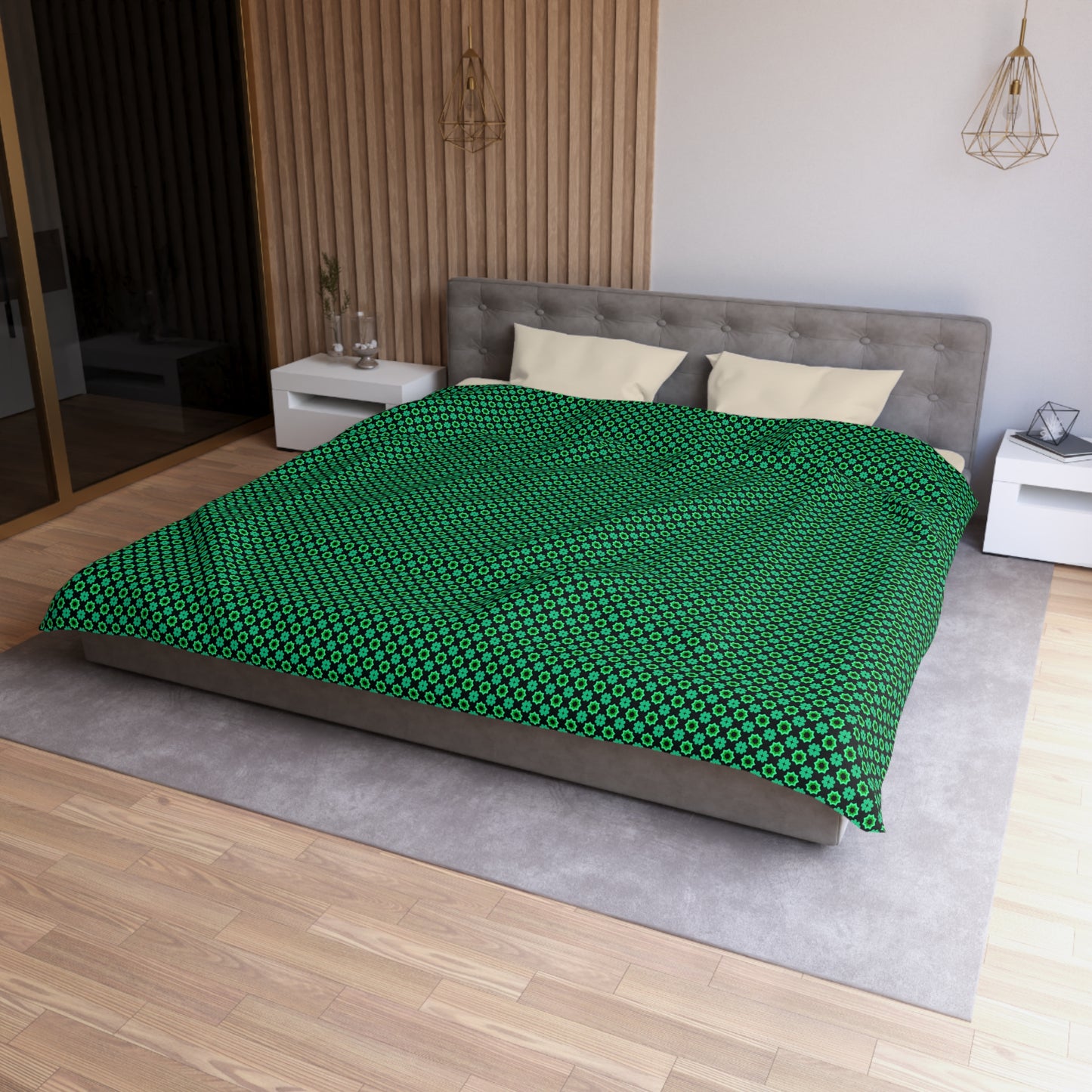 Clover Bloom Burst Duvet Bedding Set