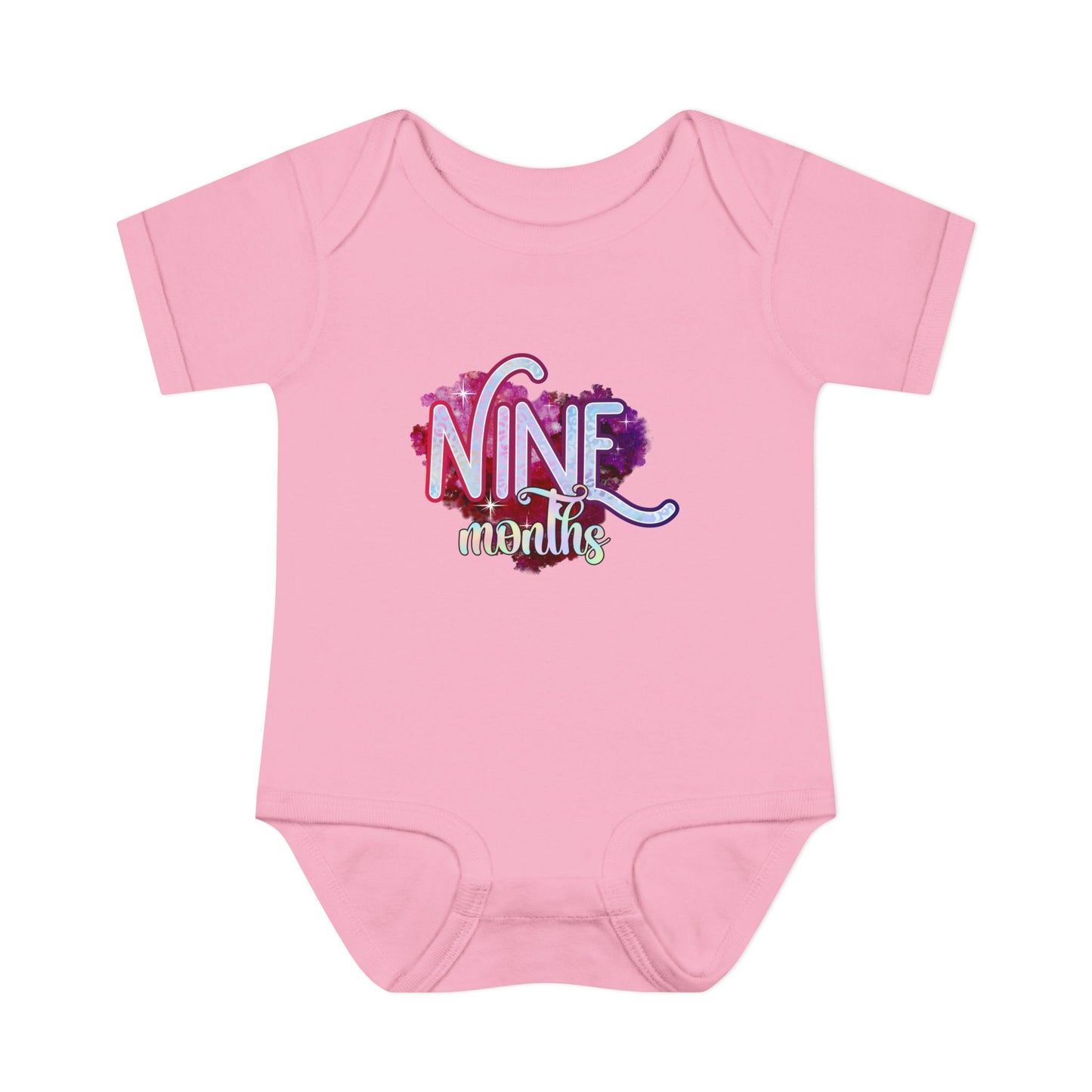 Stardust Baby Milestone Bodysuit-Nine Months