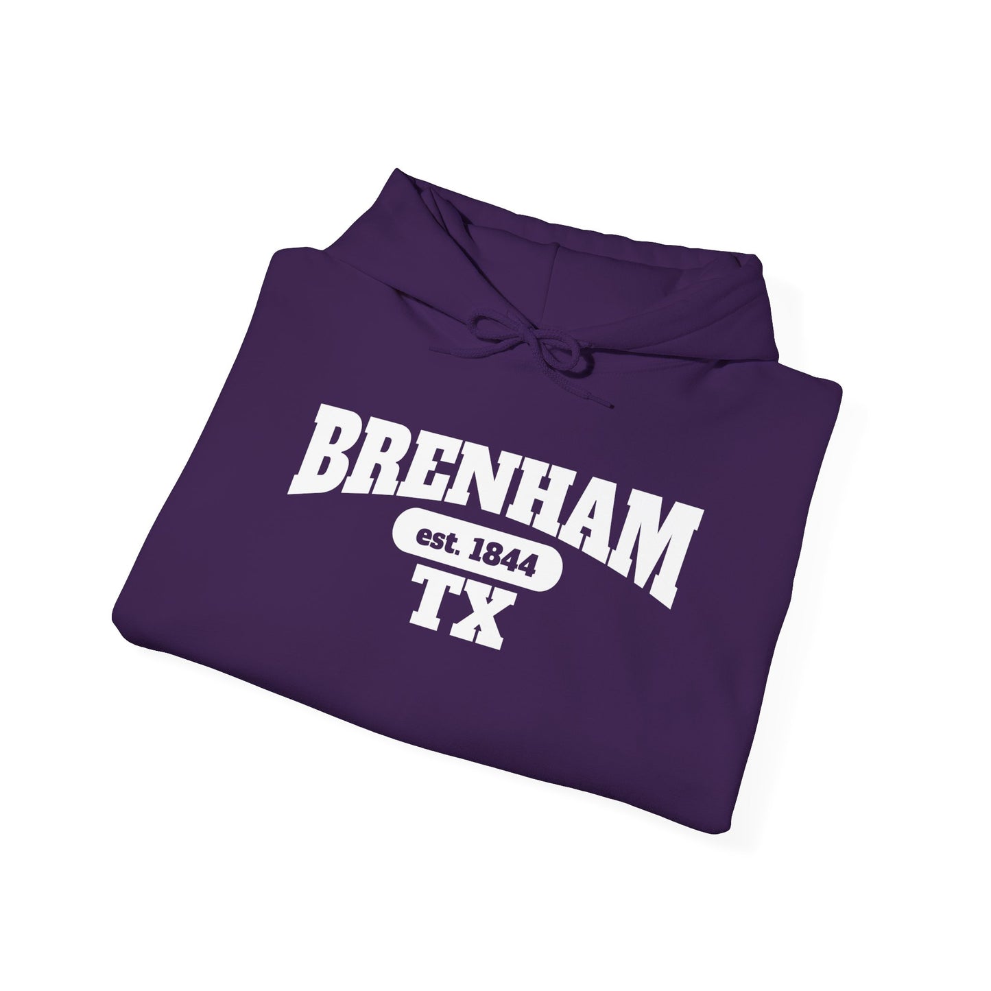 Brenham Tx Est. 1844 Adult Heavy Blend™ Hoodie