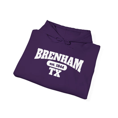 Brenham Tx Est. 1844 Adult Heavy Blend™ Hoodie