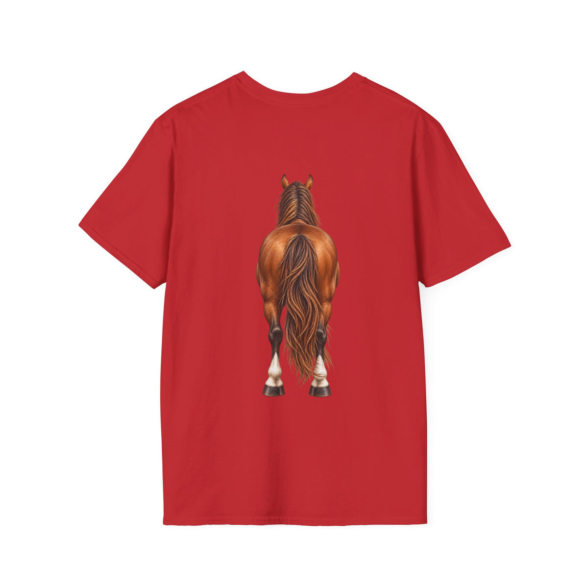 ""Front to Back Horse Lover Adult T-shirt