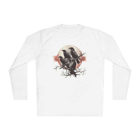 Halloween Crows 2 Adult Long Sleeve Tee