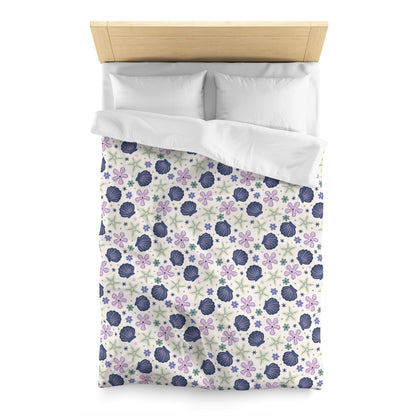 Shellflower Cove Microfiber Duvet Cover